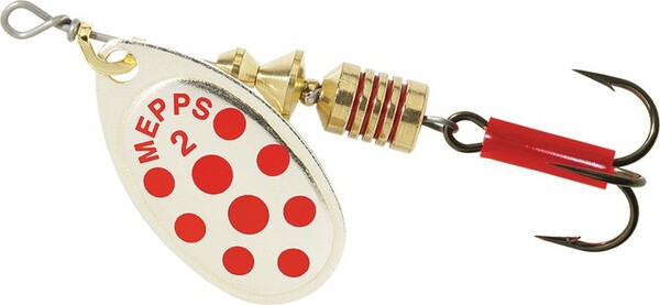 Mepps Aglia Spinner Silver/Red