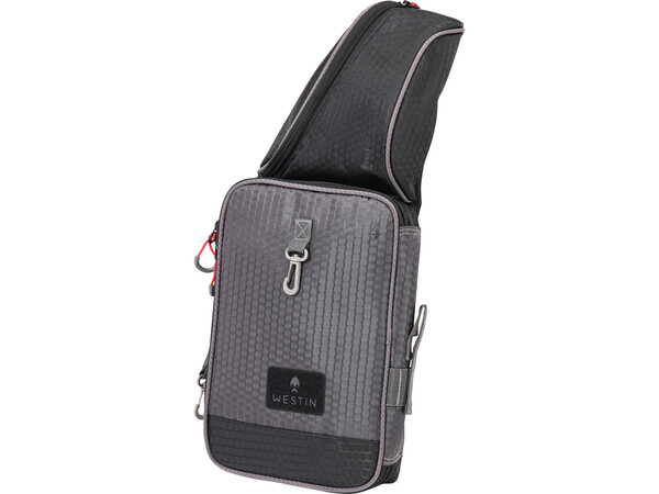 Westin W4 Street Sling Medium Titanium Black Slingbag (Incl. 1 Tacklebox)