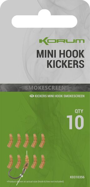 Korum Smokescreen Mini Hook Kickers (10 Stuks)