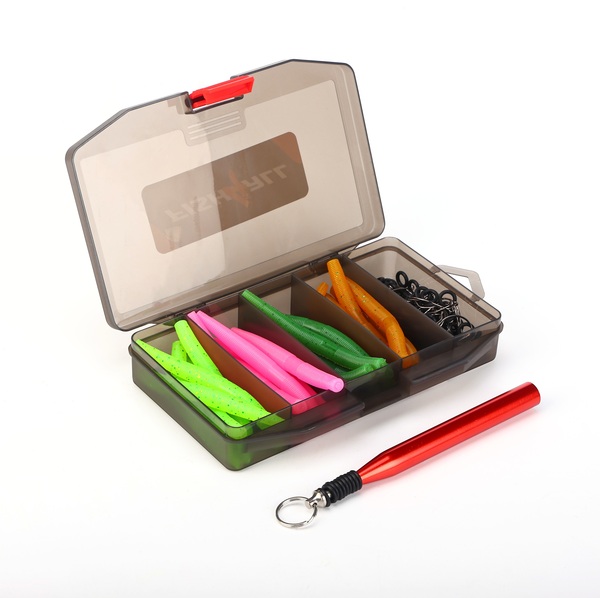 Fish4All Caja de Señuelos Whacky Worm (91 pzas.)