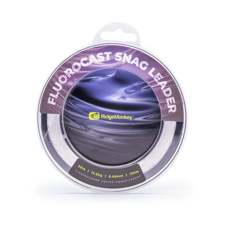 Ridgemonkey Fluorocast Snag Leader Clear 100m