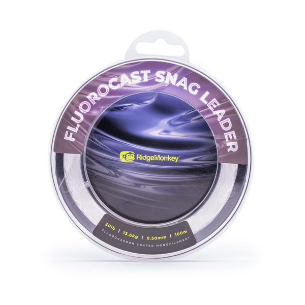 Ridgemonkey Fluorocast Snag Leader Clear 100m