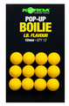 Korda Pop Up Boilie IB Yellow Imitatie Boilies - 12mm