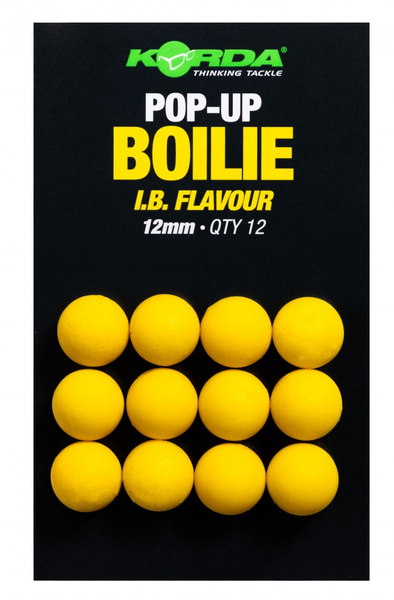 Korda Pop Up Boilie IB Yellow Imitatie Boilies - 12mm