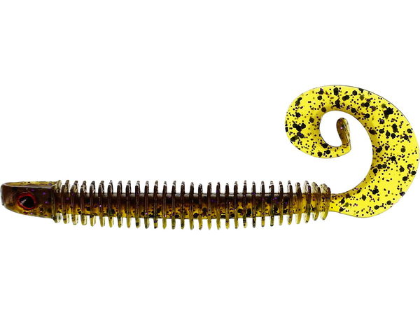 Westin RingTeez Curltail 10cm (8pcs) - Green Pumpkin Purple