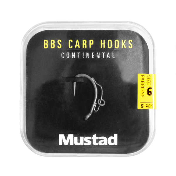 Haczyki Karpiowe Mustad BBS 30 Carp Hooks Barbless Pack (6 packages + Multi Box)
