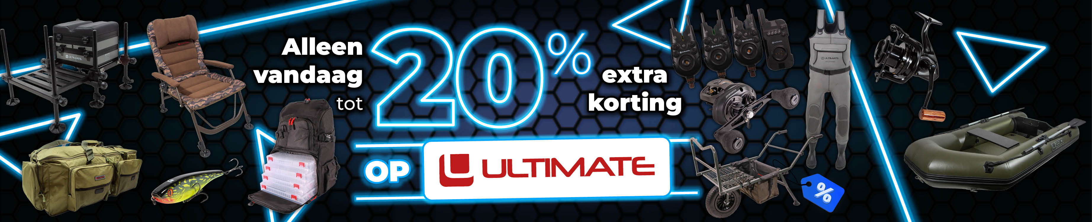 Topbanner: Tot 20% Ultimate (Blauw)