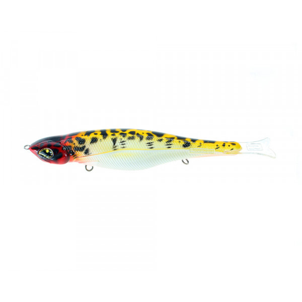 Rozemeijer Tracker Floating Jerkbait 17cm (75g) - Speckled Red Head