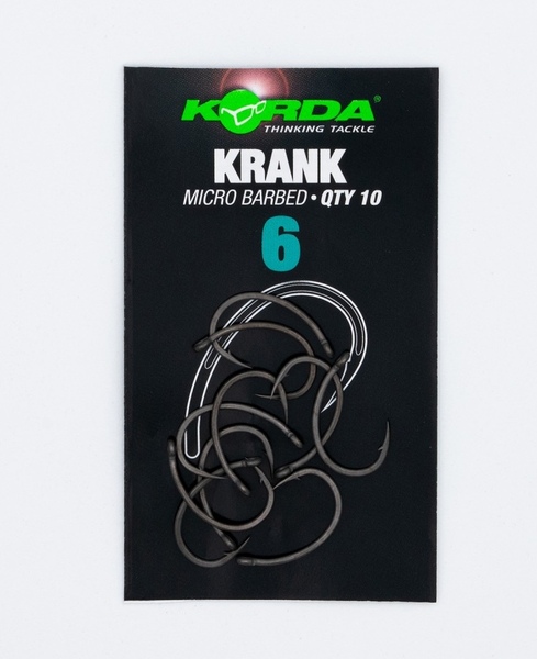 Korda Krank Weerhaakloze Karperhaken (10pcs)