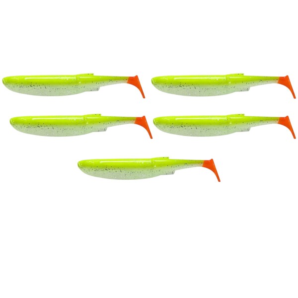 Savage Gear Craft Bleak Shad 7cm (2.5g) (5 piezas) - Lemon Glow Firetail