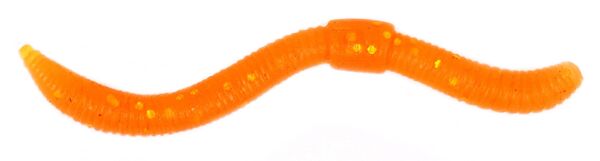 Trout Master Dendrobaena Worm Imitation 8cm (15 pieces) - Orange