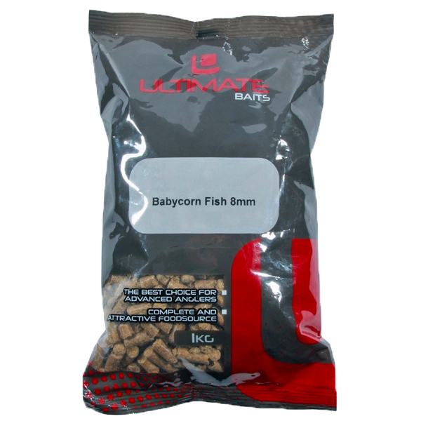 Ultimate Baits Babycorn Pellets Deal - Ultimate Baits Babycorn 8mm, Fish