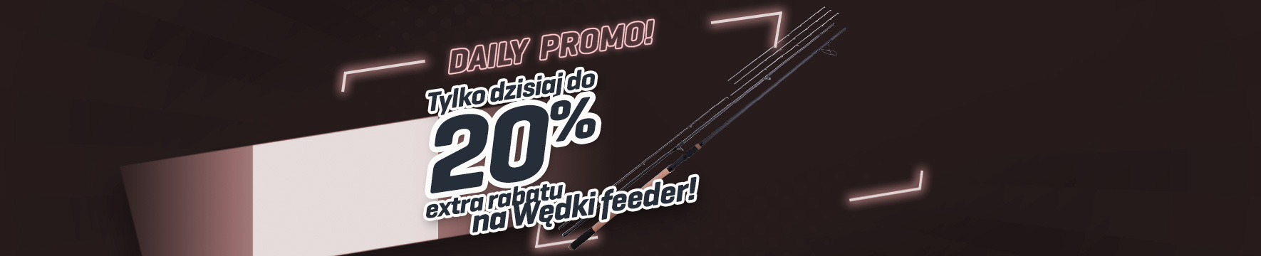 Topbanner: Tot 20% Feederhengels (Blauw)