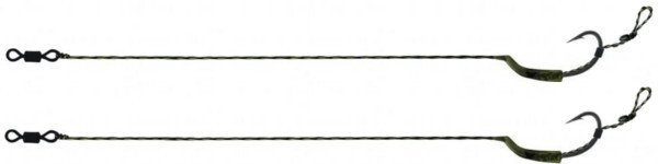 2 x Mikado Universal Rig - Carp Leader 13 ''Universal Rig''