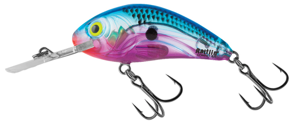 Salmo Rattlin Hornet Floating 5,5cm - Clear Purple UPC