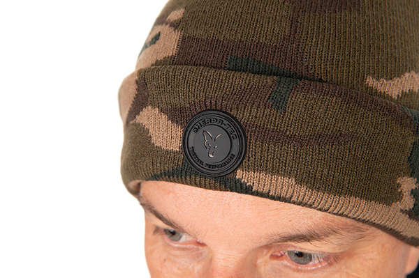 Fox Camo Sherpa Tec Beanie Fishing Hat