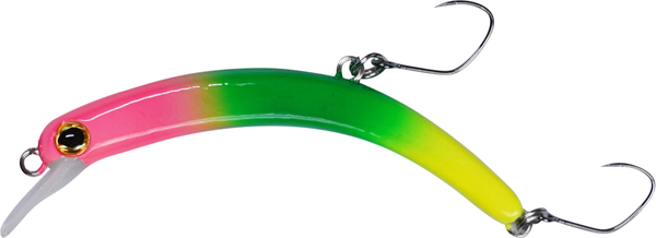 Balzer TA Wobbler Peachy Forelplug 5.7cm (3.3g) - Roze/Groen/Geel