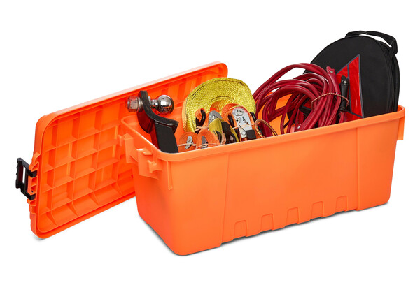Plano Sportman's Trunk Medium Fishing Case - Blaze Orange