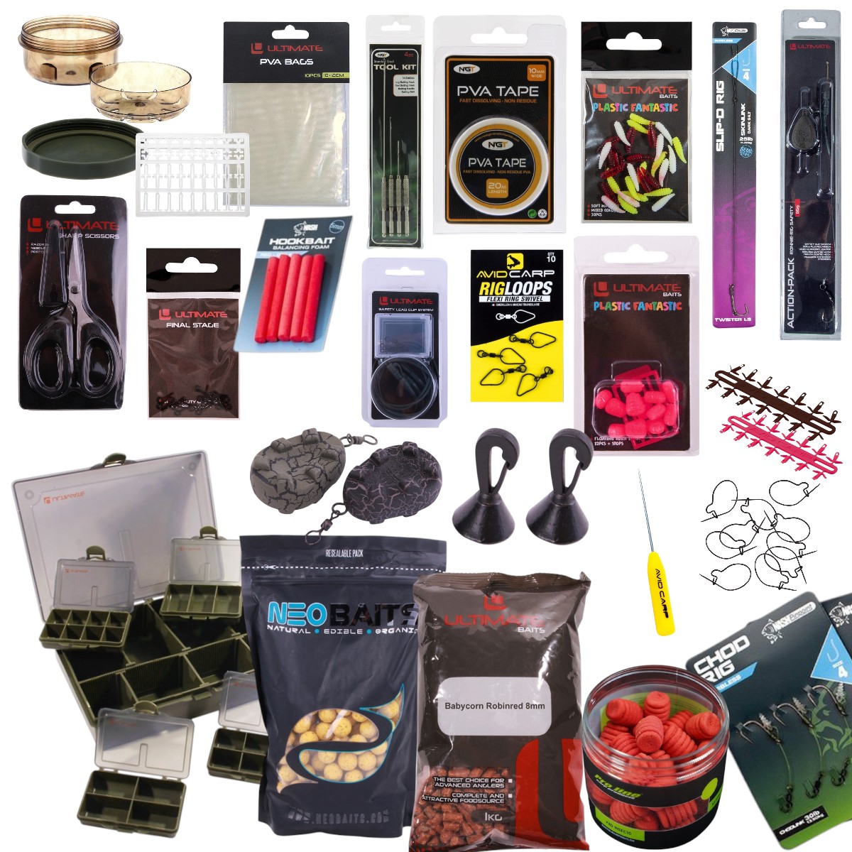 avid carp tackle box Very complete Carp Tackle box