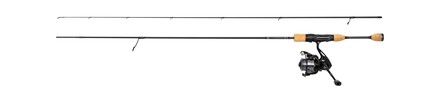 Zebco Combo Ultraligero de Caña + Carrete + Línea para pesca de Trucha 2 m (1-5 g) 