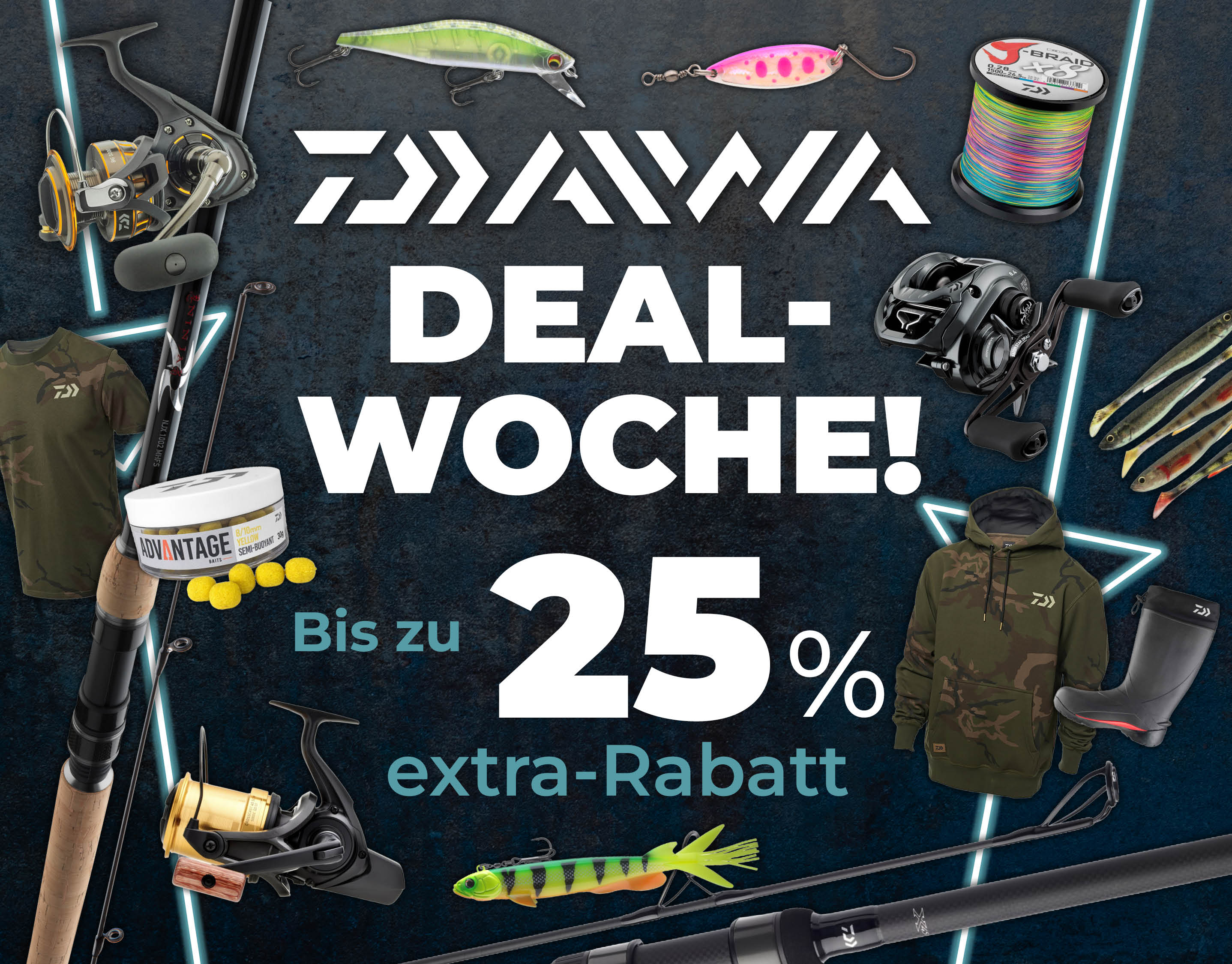 Weekactie: Subbanner: Tot 25% Daiwa