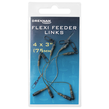 Drennan Flexi Feeder Link Large 3"/7.62cm (4 Pieces)