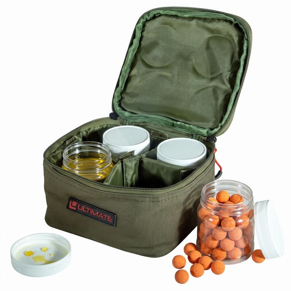 Ultimate Hookbait Glug Case (Incl. 4 Glug Pots!)