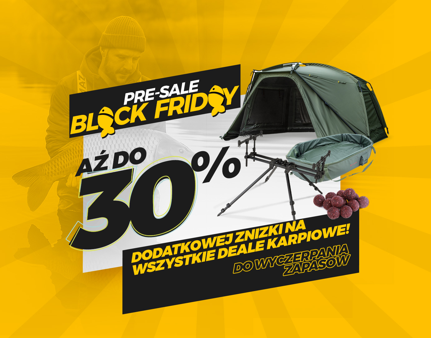 Subbanner: Tot 30% Karper (pre-bf 2025)