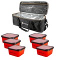 Ultimate Hyperga Cooler Bag + 6x Bait Strainer Set
