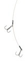 Rozemeijer Deadbait Leaders 2x Treble 50cm 30lb (2 Stuks)