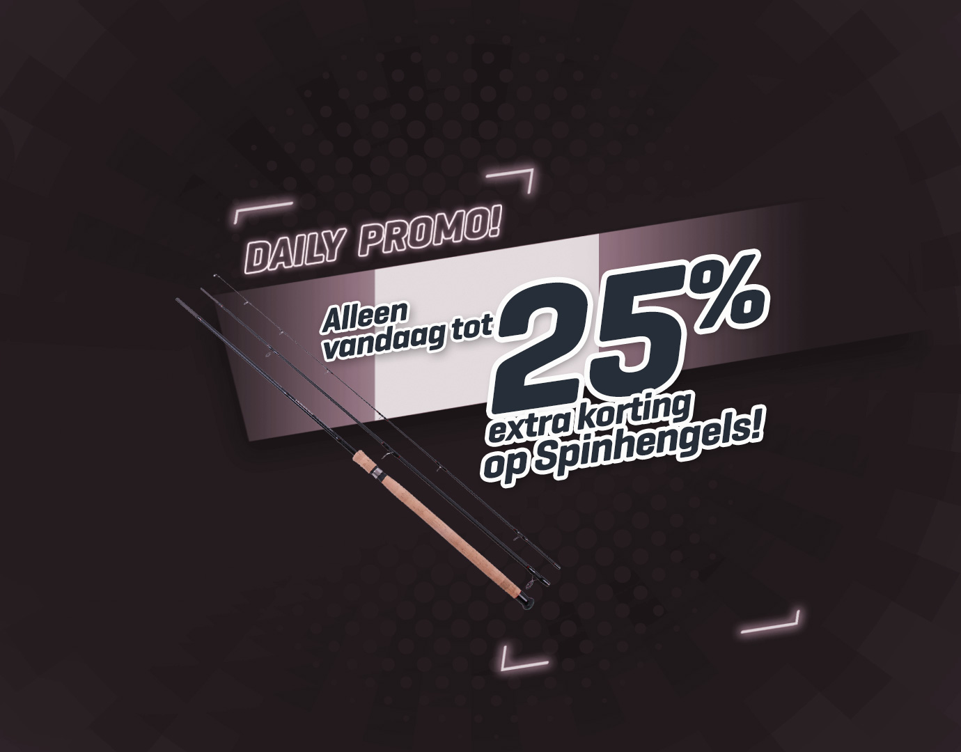 Subbanner: Tot 25% Spinhengels