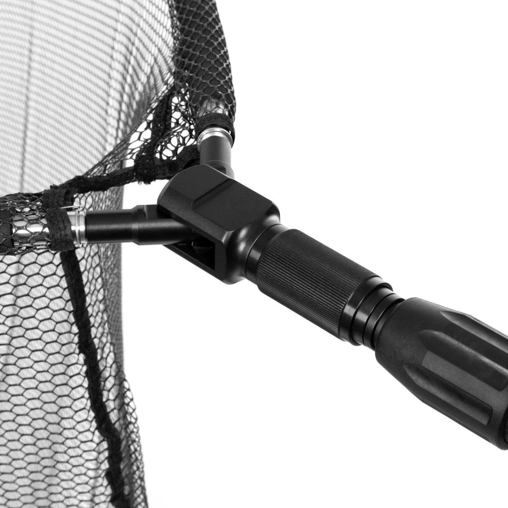 Red De Pesca Para Carpa De 42 Pulgadas - Mango De 1.8 M (2 Piezas), Agarres Retráctiles, Malla Negra 6 Mm