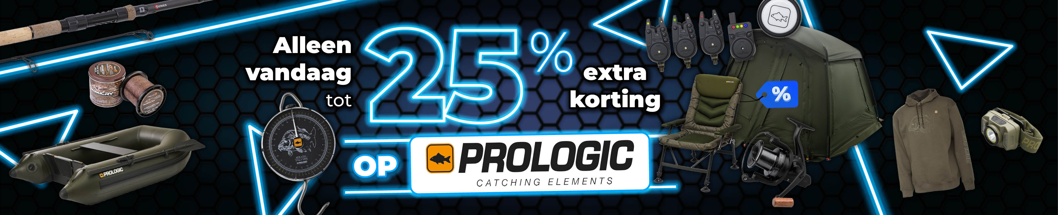 Topbanner: Tot 25% Prologic (Blauw)