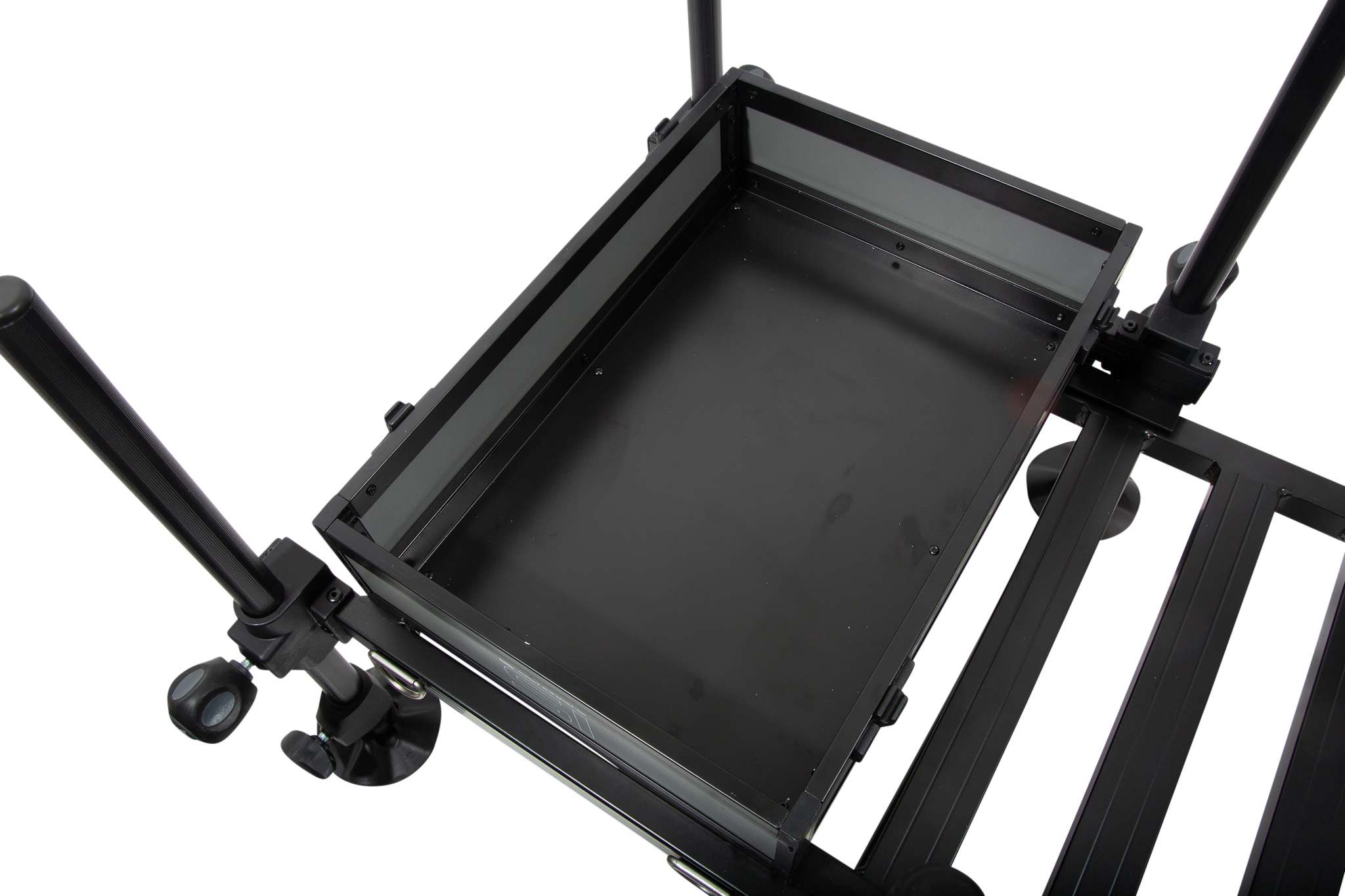 Station De Pêche Ultimate S1 Seatbox - 80,5x65x29,5 Cm - Siège Rembourré - Pieds Réglables 25 Mm - Avec Sangle De Transport