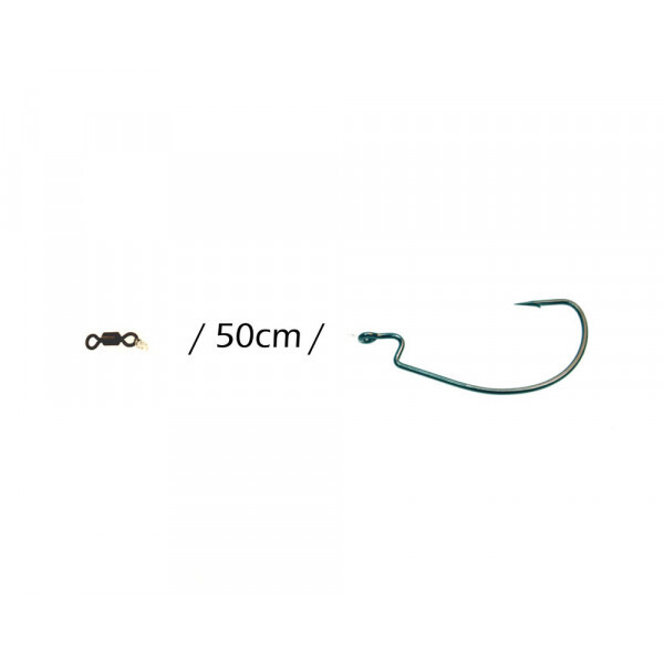 Rozemeijer Fluoro Carbon Offset Rigs 50cm (2pcs)