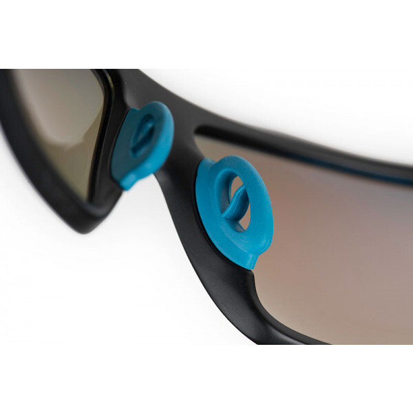 Salmo Wrap Black Grey/Ice Blue Lens Sunglasses