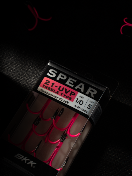 BKK Spear-21 UVP Treble Hooks