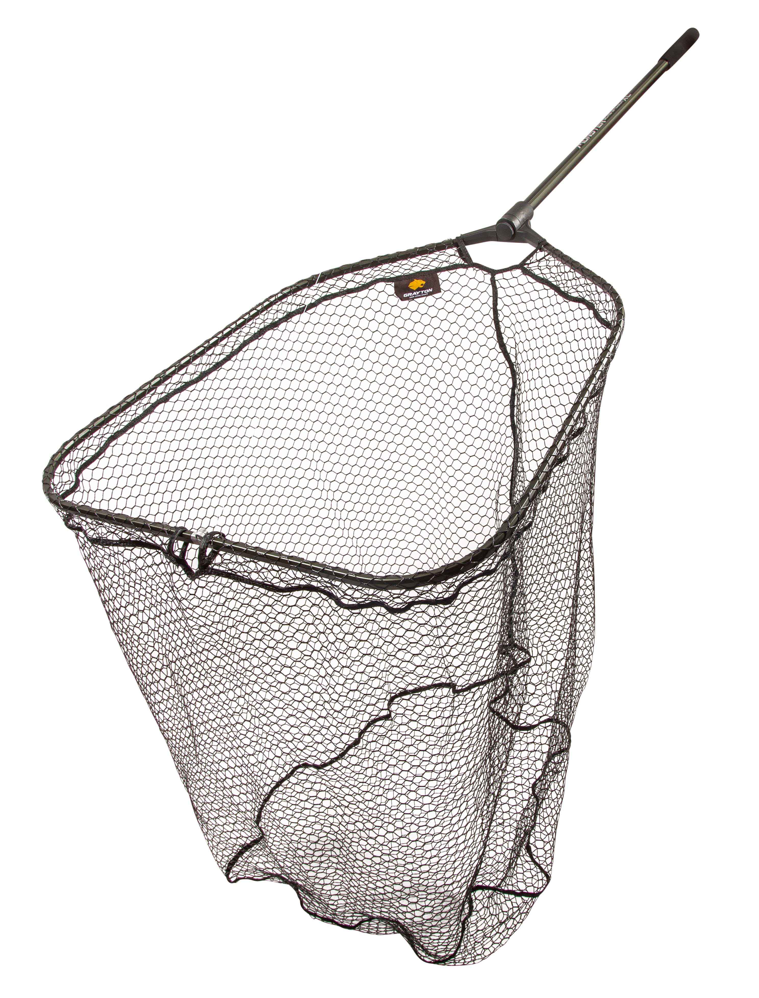 Épuisette Abu Garcia Beast – Pliable, Maille Caoutchouc, Poignée Réglable – Pour Pêche En Eau Douce