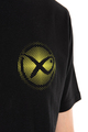 Matrix Large Fade Logo T-Shirt Black/Lime