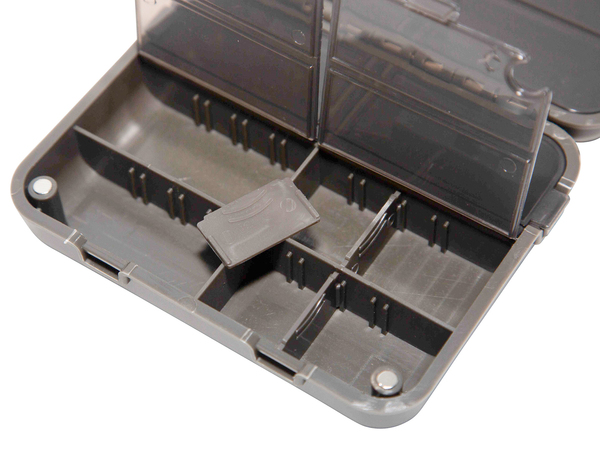 Mustad Long Shank 40 Karpfenhaken-Set  (6 Packungen + Multi Box)