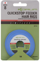 Korum Limitless Quickstop Feeder Hair Rigs Barbed Onderlijnen 1m (8pcs)
