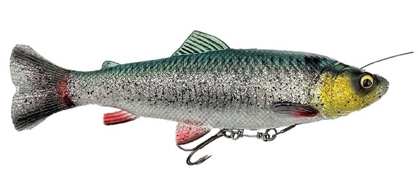 Savage Gear 4D Line Thru Pulsetail Trout 16cm, 51gr - Green Silver