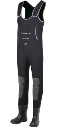 Kinetic Neobreeze Bootfoot Cleated Black Wading Suit