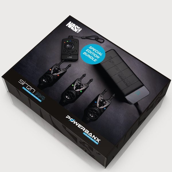 Nash Siren R4 Alarm Bissanzeigerset  (3+1) + Powerbanx 80K Bundle 