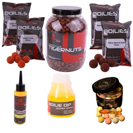 Ultimate Baits Carp Chufas/Boilies Weekend Pack