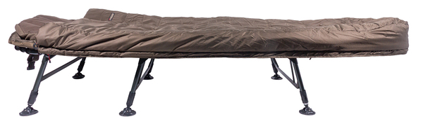 Ultimate BankBase Sleeping System 5 Season (Karpfenliege + 2-lagiger Schlafsack)