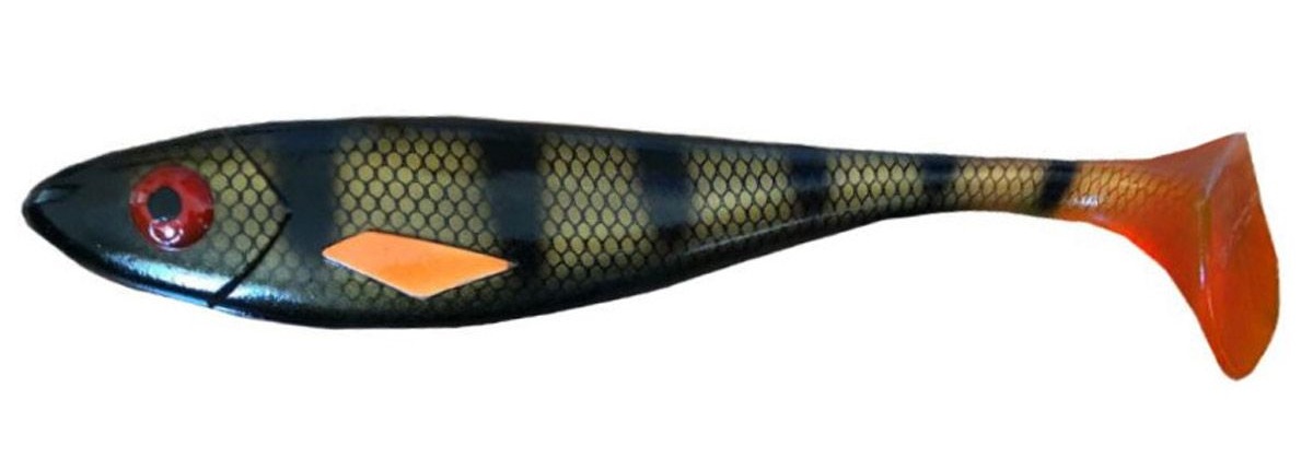Leurre Souple Gator Gum GoldenPerch – 18 Cm, 45g, Swimbait Multicolore, Mer Et Rivière