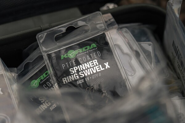 Korda PTFE Spinner Ring Swivel X Size 11 (10 Pieces)