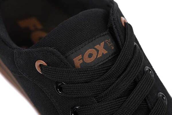 Fox Black Canvas Schoenen
