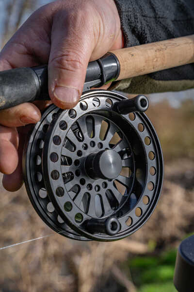 Korum Glide Stealthmode Centrepin Carrete